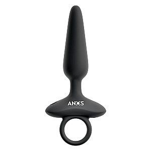 ANOS Flexible Butt Plug With Vibrations, vibrační anální kolík