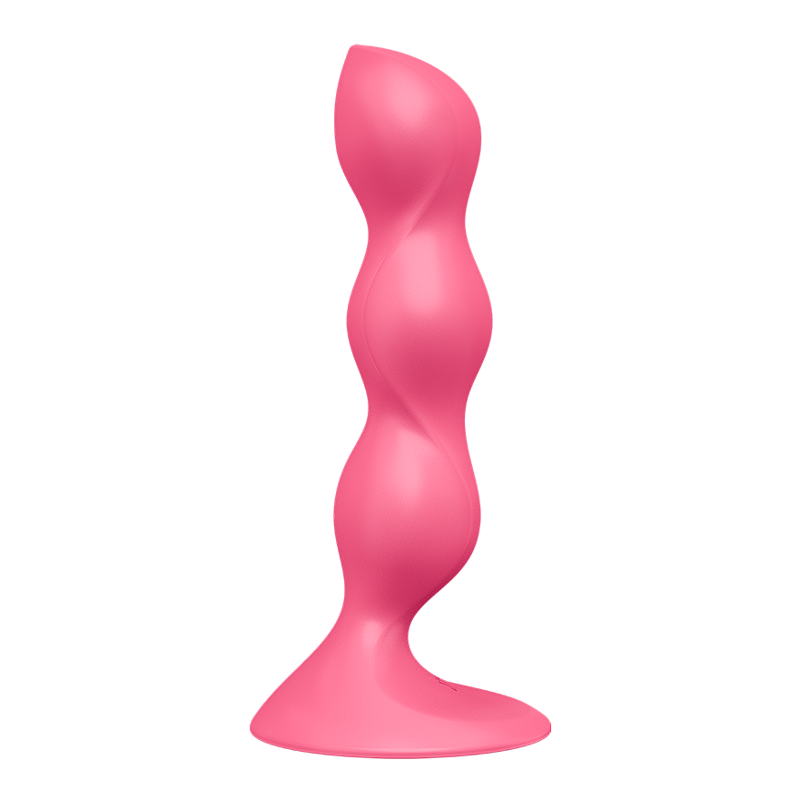 Satisfyer Triple Ball-R (Red), vážené kuličkové dildo