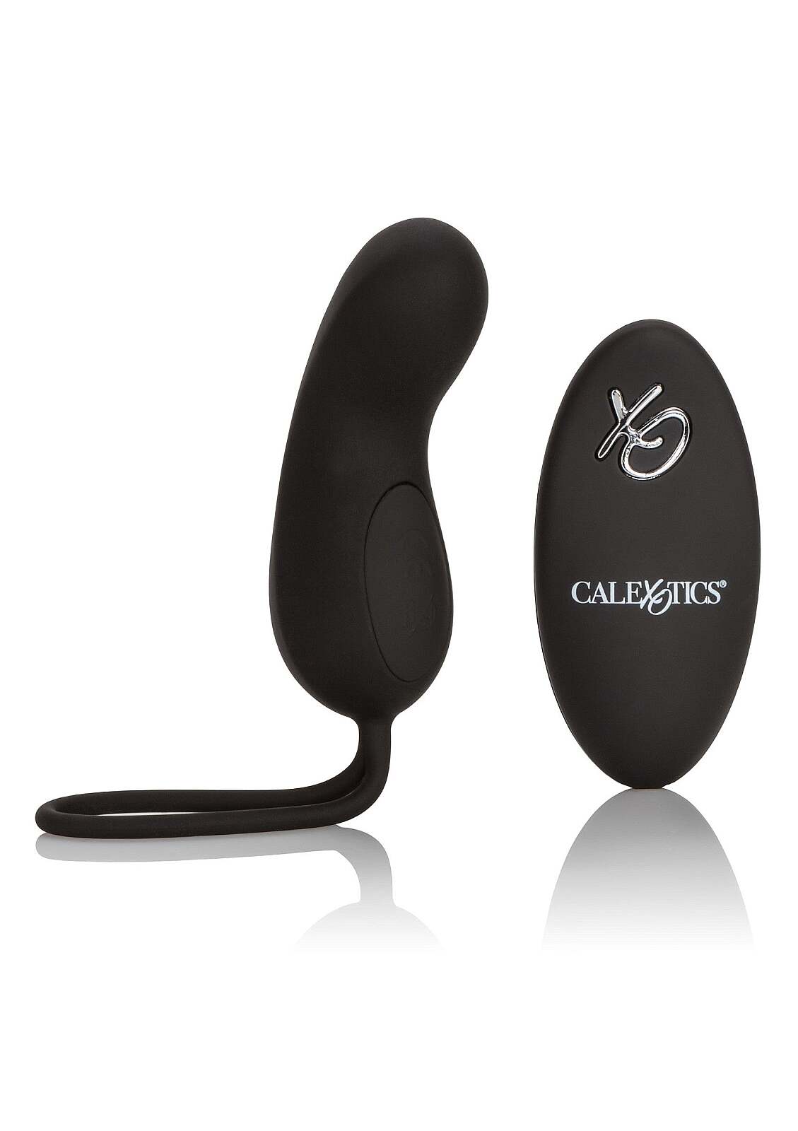 CalExotics Remote Rechargeable Curve (Black), dálkový mini vibrátor