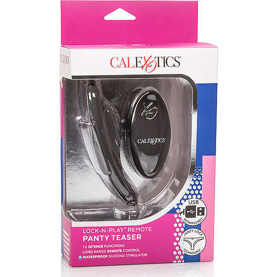 CalExotics Remote Panty Teaser (Black), diskrétní vibrátor do kalhotek