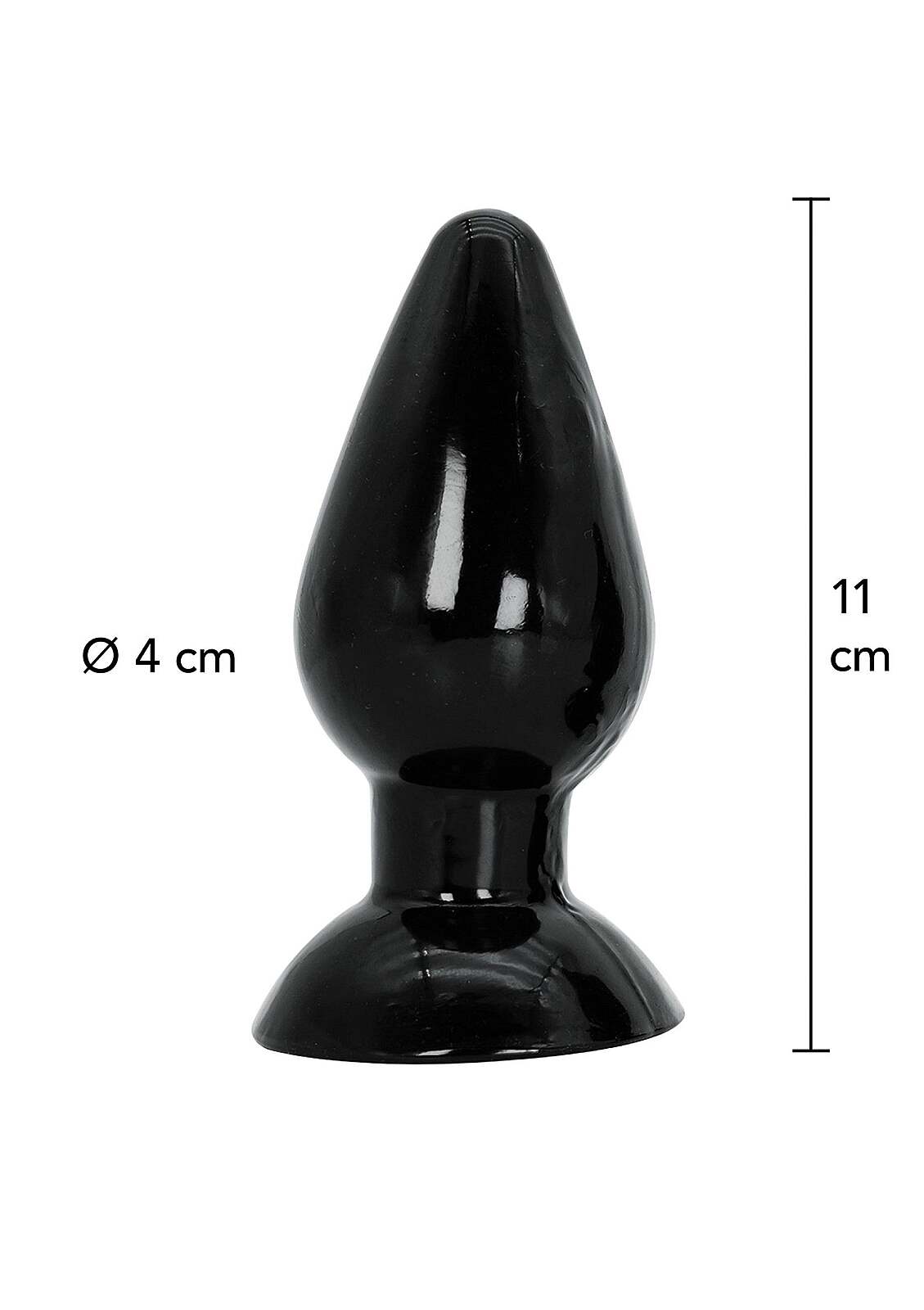 Hidden Desire, Extreme Buttplug Medium (11 cm), anální kolík