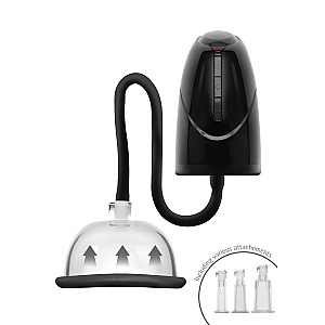 She.E.O Vacuum Vagina & Clitoral Automatic Pump (Black), automatická vakuová pumpa