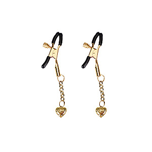 Liebe Seele Gold Nipple Clamps (Two Pieces A Set), nastavitelné svorky na bradavky