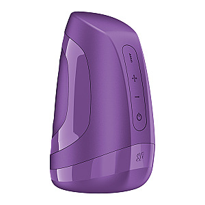 Satisfyer Men Heat Vibration Battery Series (Dark Berry), vibrační masturbátor s ohřevem