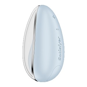 Satisfyer Drop To Go (Blue), cestovní přikládací vibrátor