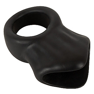 Erecto Cock Ring with Ball Stretcher, kroužek s tahadlem varlat