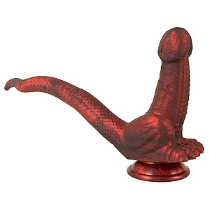 Beasty Cocks Panthera Double, fantasy šupinaté dildo s ocasem