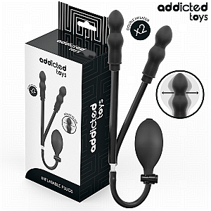 Addicted Toys Model 3 Inflatable Double Anal Plug, nafukovací dvojitý anální kolík
