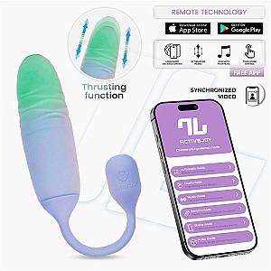 INTOYOU APP SERIES NexEgg Motion Vibrating Egg with Thrusting (Lilac/Pistachio), vibrační vajíčko s aplikací