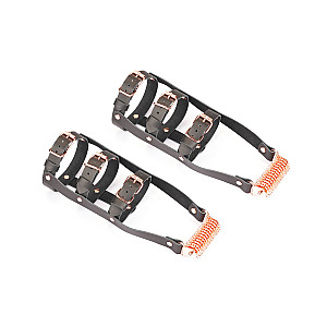 Liebe Seele Leather High Heel Ankle Harness (Rose Gold), kožený kotníkový harness