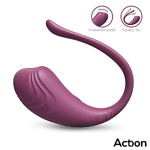 ACTION Luvia Vibrating Egg with Remote Control (Purple), vibrační vajíčko s ovladačem