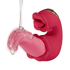 Teazers Double Tongue Vibrator (Pink), dvojitý jazýčkový vibrátor