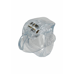 Hidden Desire Extreme Clear Control Cock Cage X-Short (Clear), extra krátká uzamykatelná klec