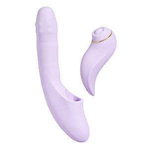 Svakom DuoGlow Pastel Lilac, vibrační stimulátor 2 v 1