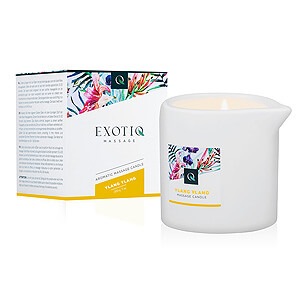 Smyslná masážní svíčka ExotiQ Massage Candle Ylang Ylang 200g