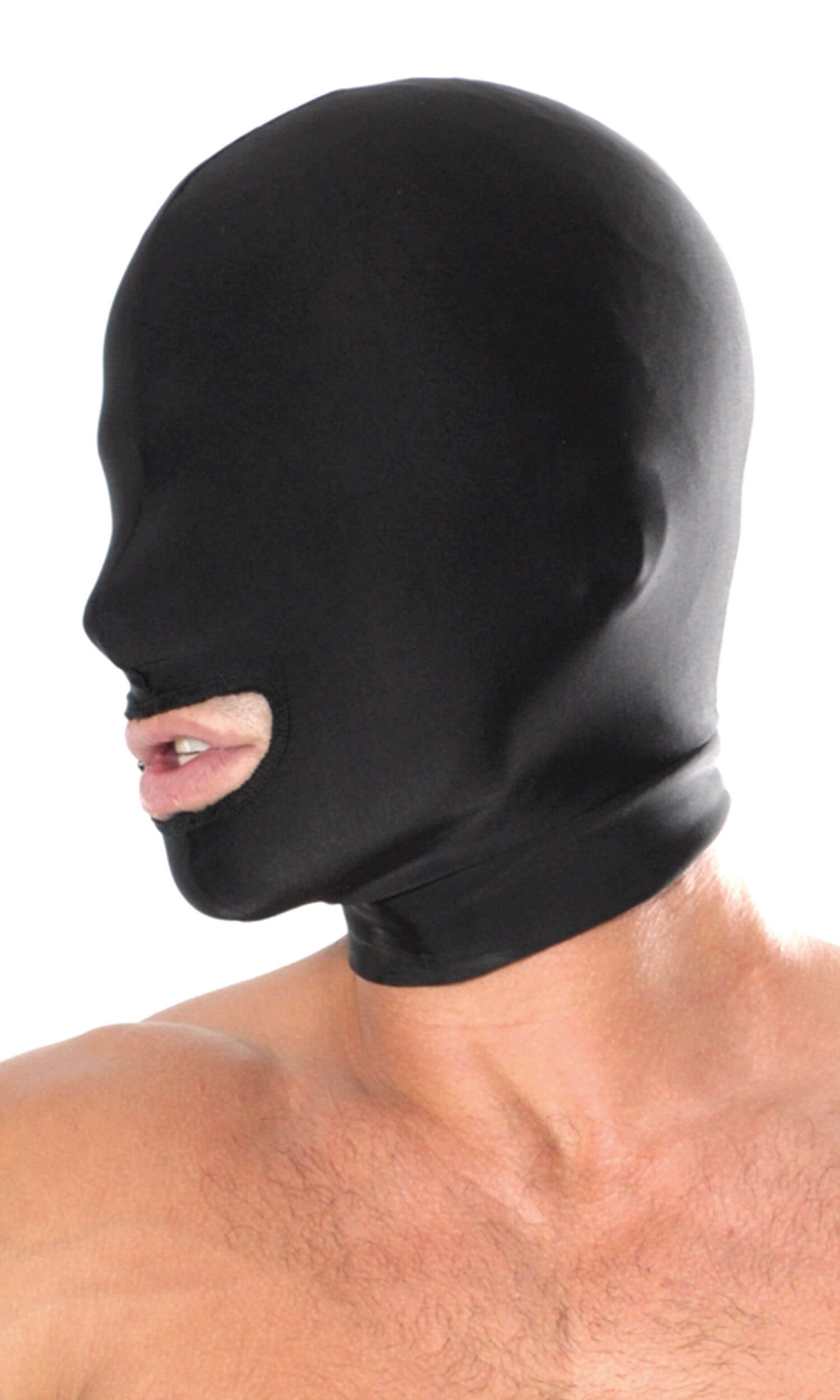 Spandex Open-Mouth Hood