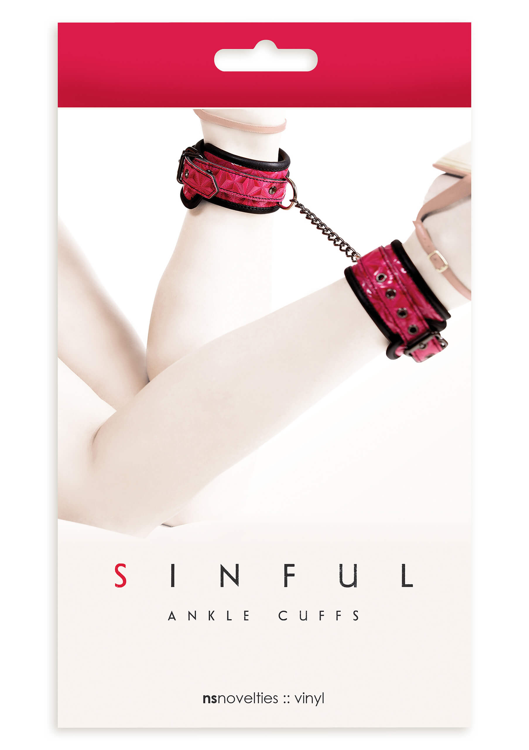 Sinful Ankle Cuffs Pink