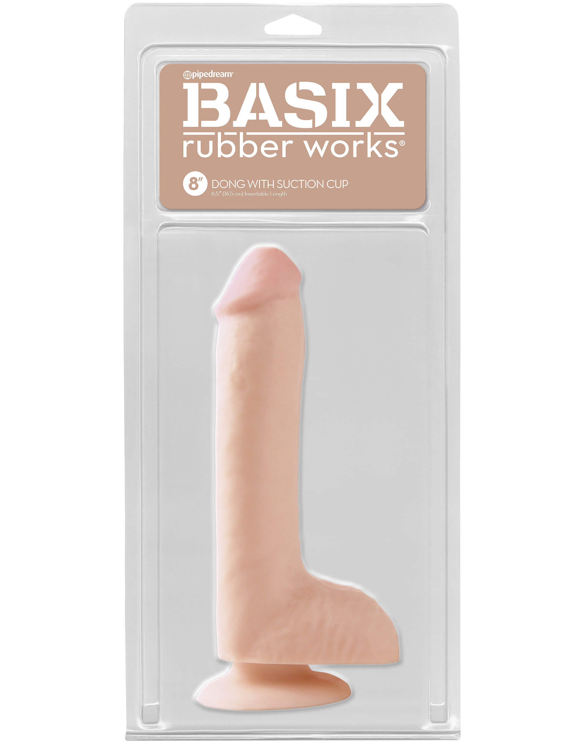 Basix Rubber Works 8 Inch dildo s přísavkou