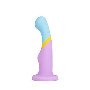 Barevné silikonové dildo Blush AVANT Heart of Gold 15x3,5 cm