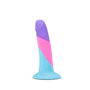 Barevné silikonové dildo Blush AVANT Vision of Love 14x3 cm