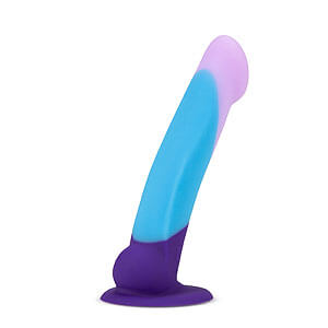 Barevné silikonové dildo Blush AVANT Purple Haze 16,5x3 cm