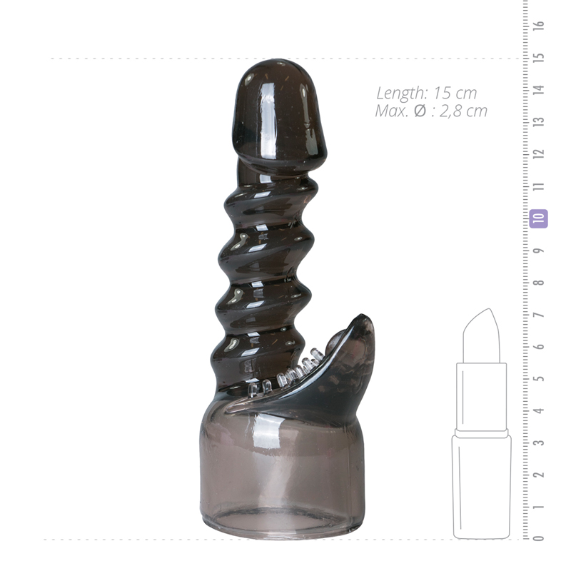 Nástavec pro masážní hlavice EasyToys Spiral Wand Attachment