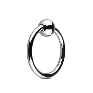 Sinner Gear Metal glans-ring - kovový kroužek s kuličkou 25 mm