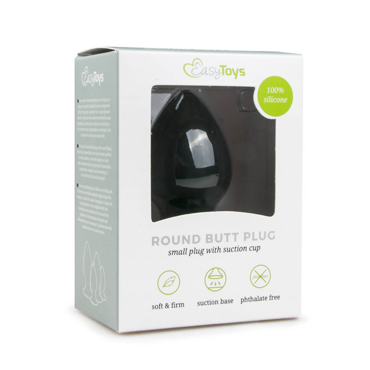 EasyToys Round Butt Plug Small malý kulatý anální kolík