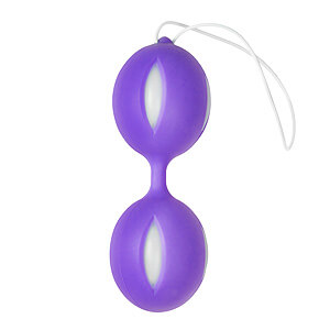 EasyToys Wiggle Duo fialové vibrační venušiny kuličky