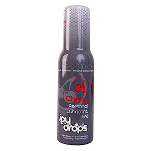 JoyDrops Cherry 100ml lubrikační gel s příchutí třešní