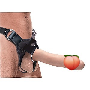 Fetish Fantasy Extreme Hollow 12inch (30 cm) Strap-On Flesh