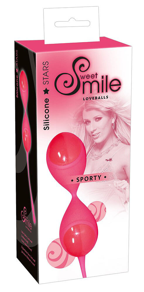 Smile Sporty Venušiny kuličky - neon pink