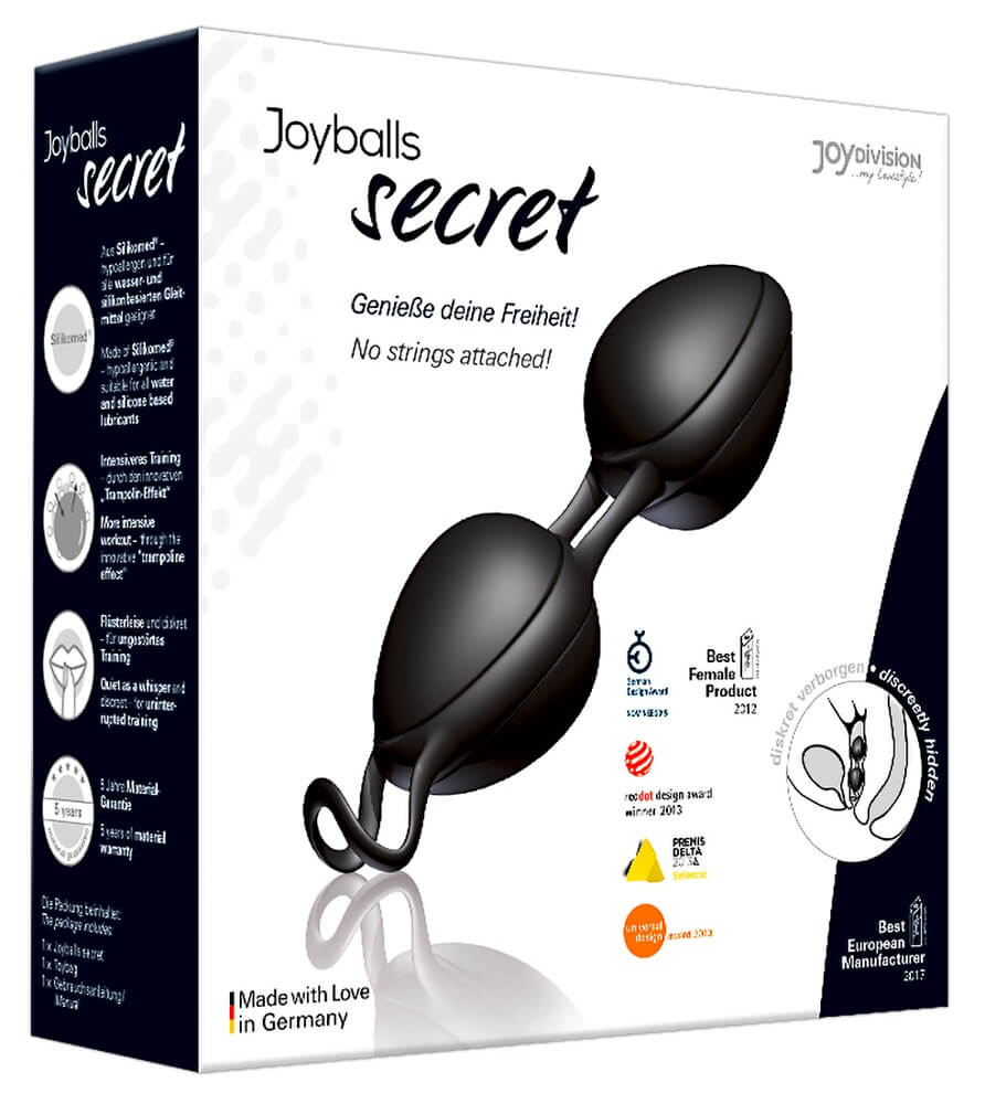 Venušiny kuličky Joyballs Secret Black & Black