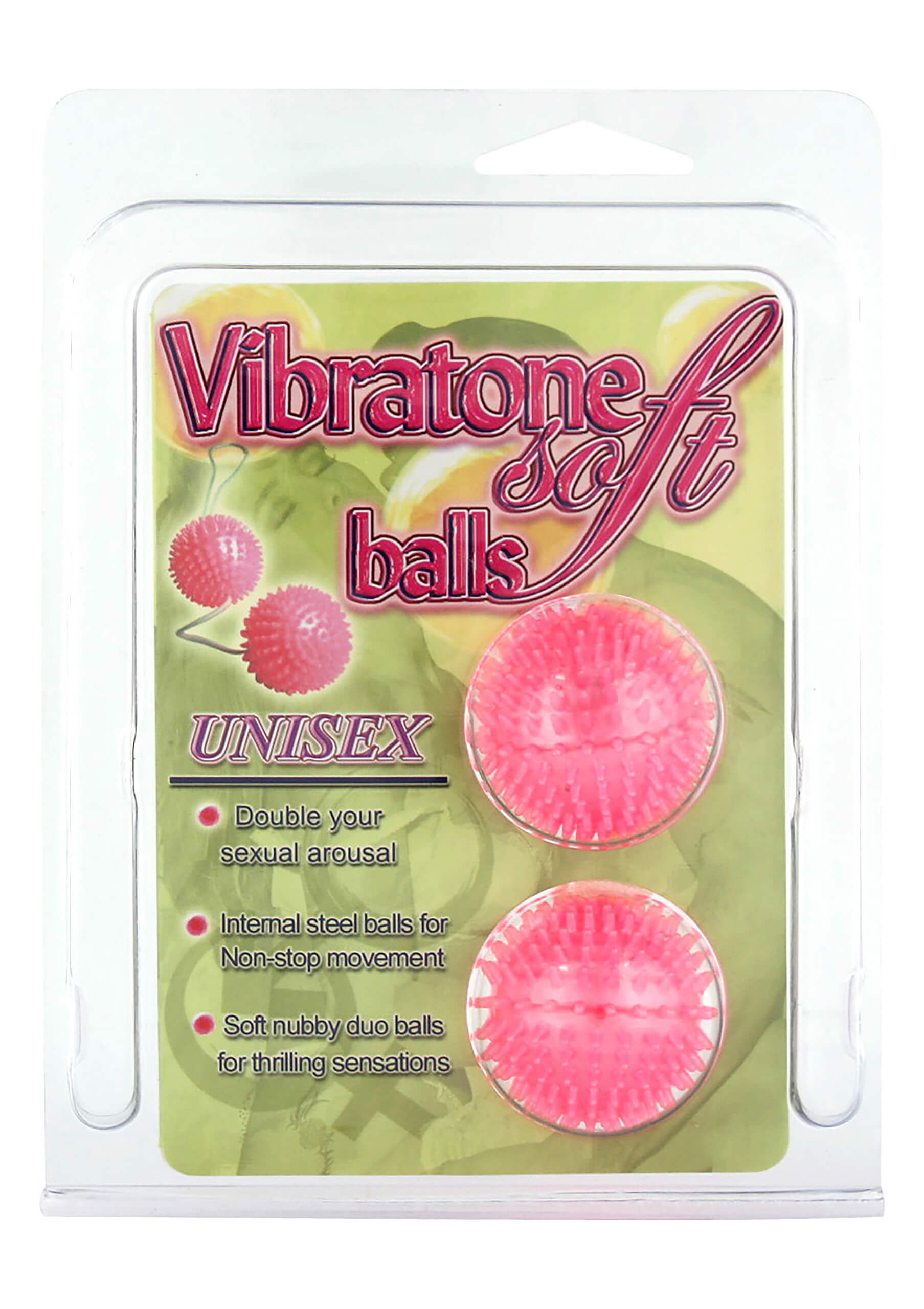 Vibratone Soft Balls, dráždící vaginální kuličky z měkkého materiálu 3,5 cm