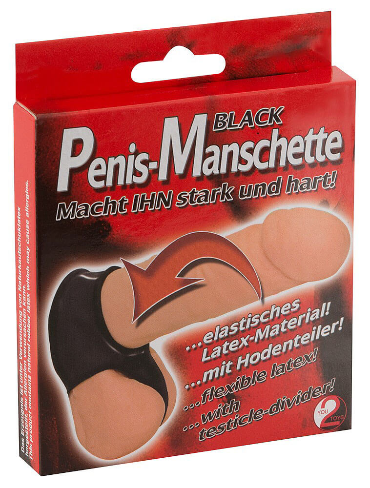 Penis-Manschette černá