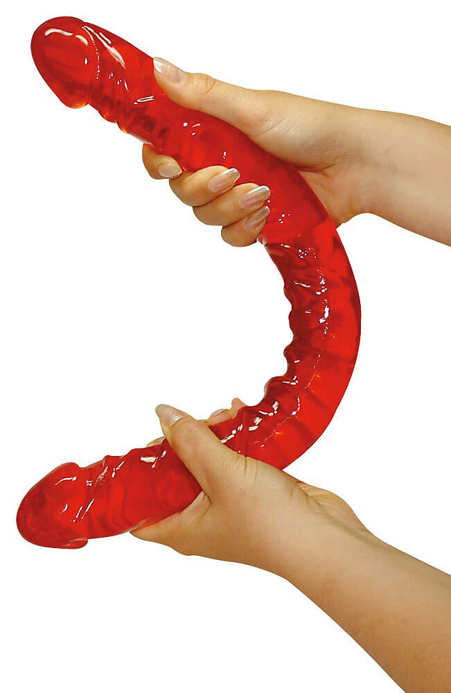 Ultra Dong oboustranné dildo red