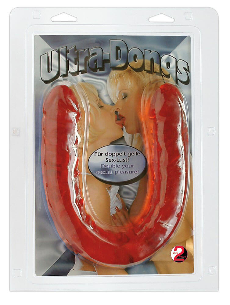 Ultra Dong oboustranné dildo red