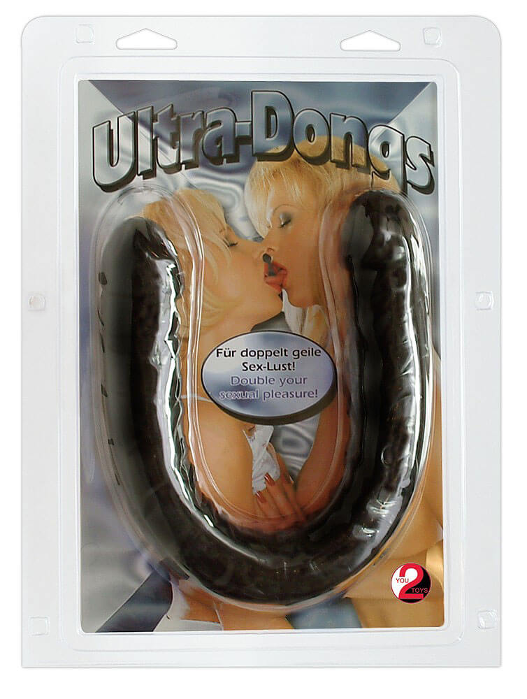 Ultra Dong oboustranné dildo black