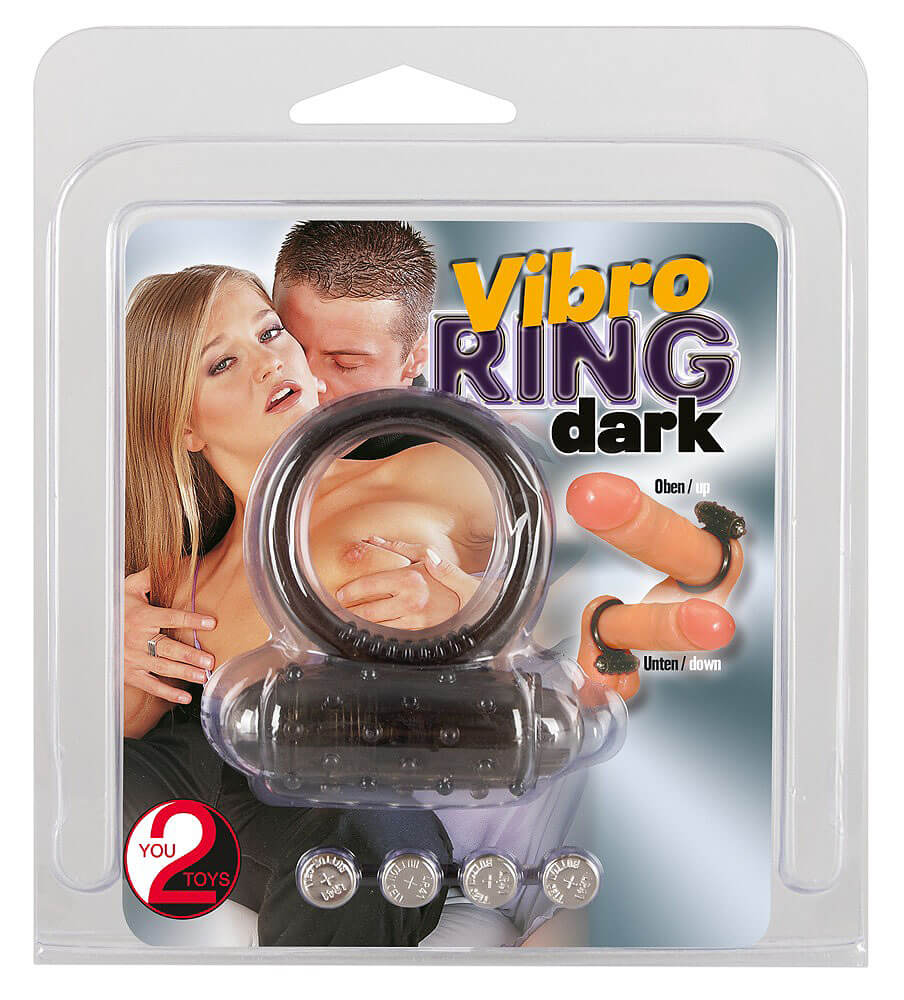 Vibro Ring Dark - erekční kroužek