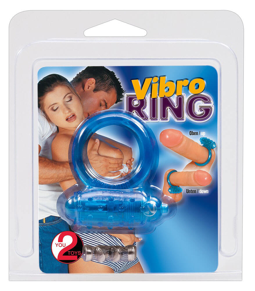 Vibro Ring Blue - erekční kroužek