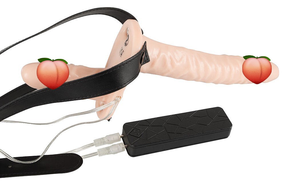 Strap-On Duo Vibrační připínací penis