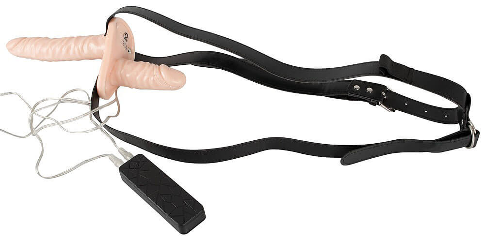 Strap-On Duo Vibrační připínací penis