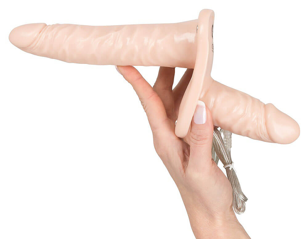 Strap-On Duo Vibrační připínací penis