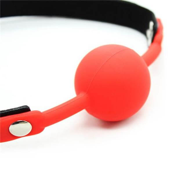 Fetish Dreams Silicone Ball Gag Red