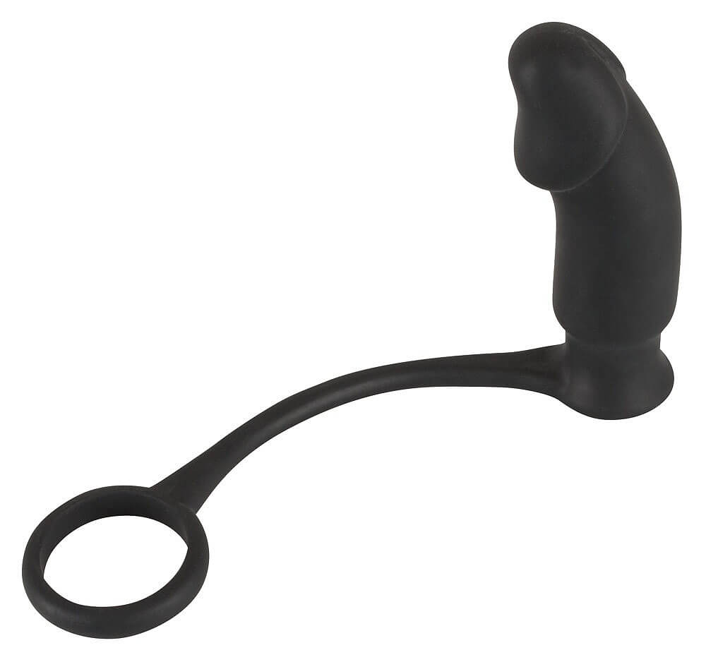 Black Velvets Vibrating Ring + Plug