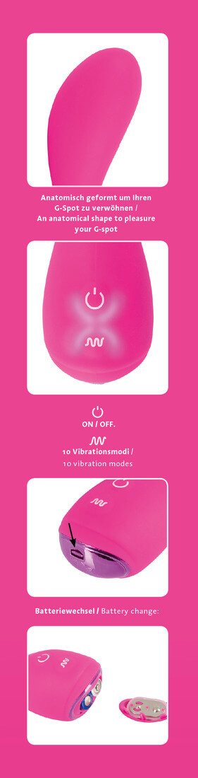 Sweet Smile G-spot Vibrator Pink - ohebný vibrátor k stimulaci G-bodu