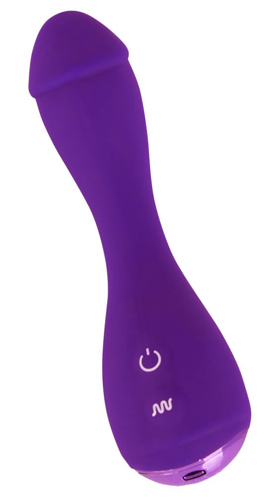 Sweet Smile G-spot Vibrator Purple - ohebný vibrátor k stimulaci G-bodu
