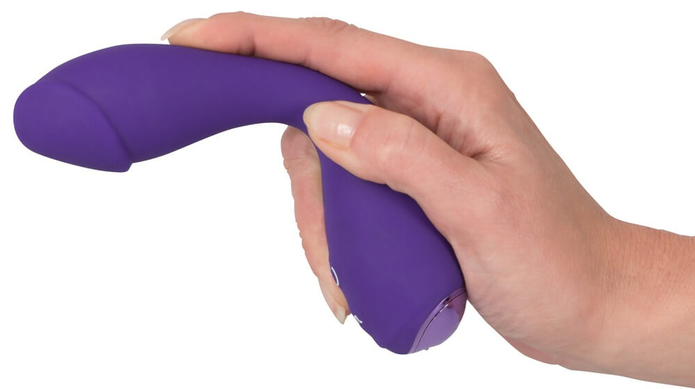 Sweet Smile G-spot Vibrator Purple - ohebný vibrátor k stimulaci G-bodu