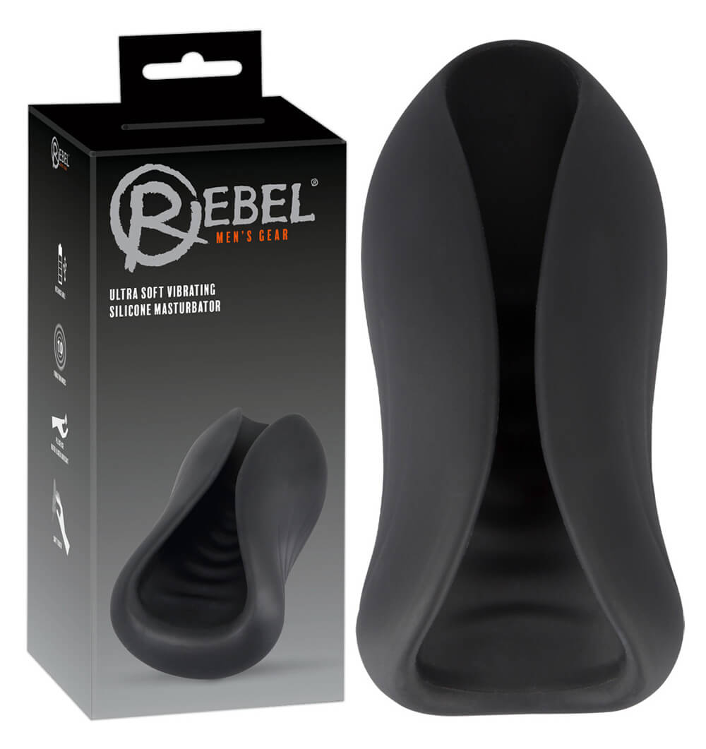 Rebel Ultra Soft Vibrating Silicone Masturbator