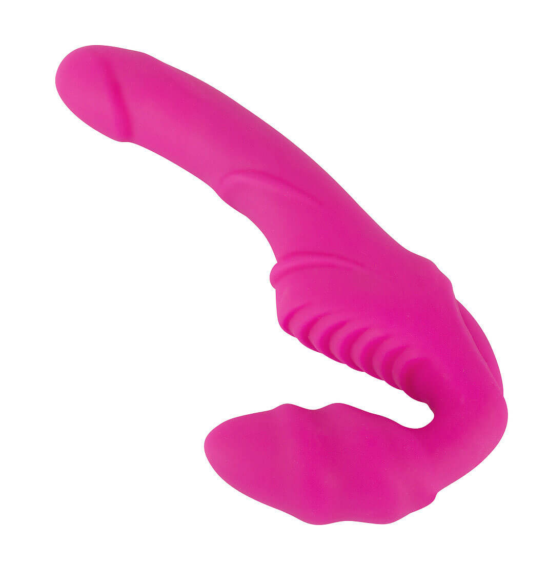 Dámský strapless strap-on vibrátor You2Toys růžový silikonový